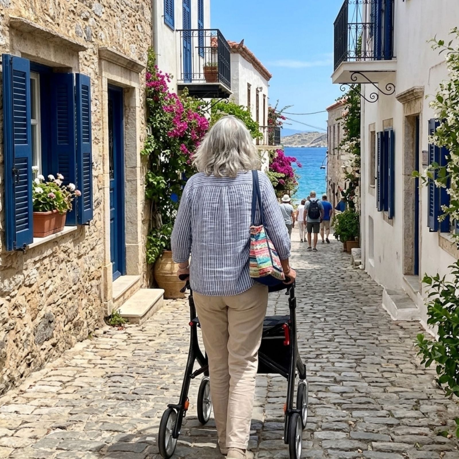 Reisen mit Rollator und Rollstuhl