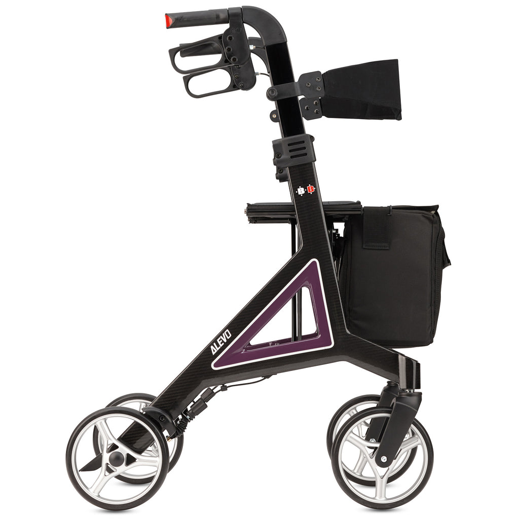 Rollator ALEVO CARBON - Design by Porsche Design Studio | Aubergine