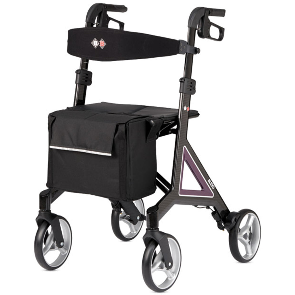 Rollator ALEVO CARBON - Design by Porsche Design Studio | Aubergine