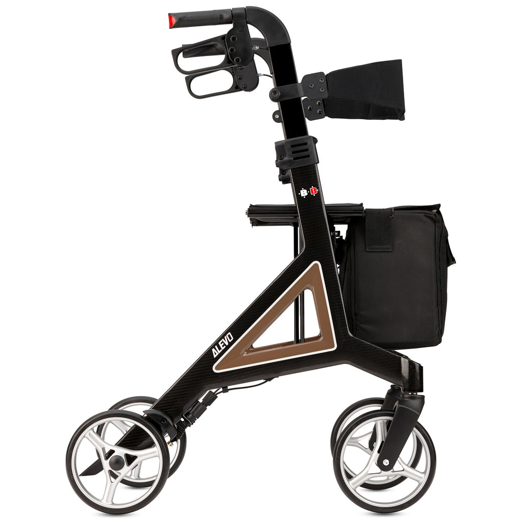 Rollator ALEVO CARBON - Design by Porsche Design Studio | Mokka