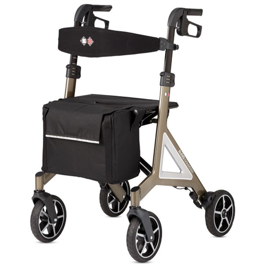 Rollator ALEVO COUNTRY - Das Offroad-Designerstück | Platin