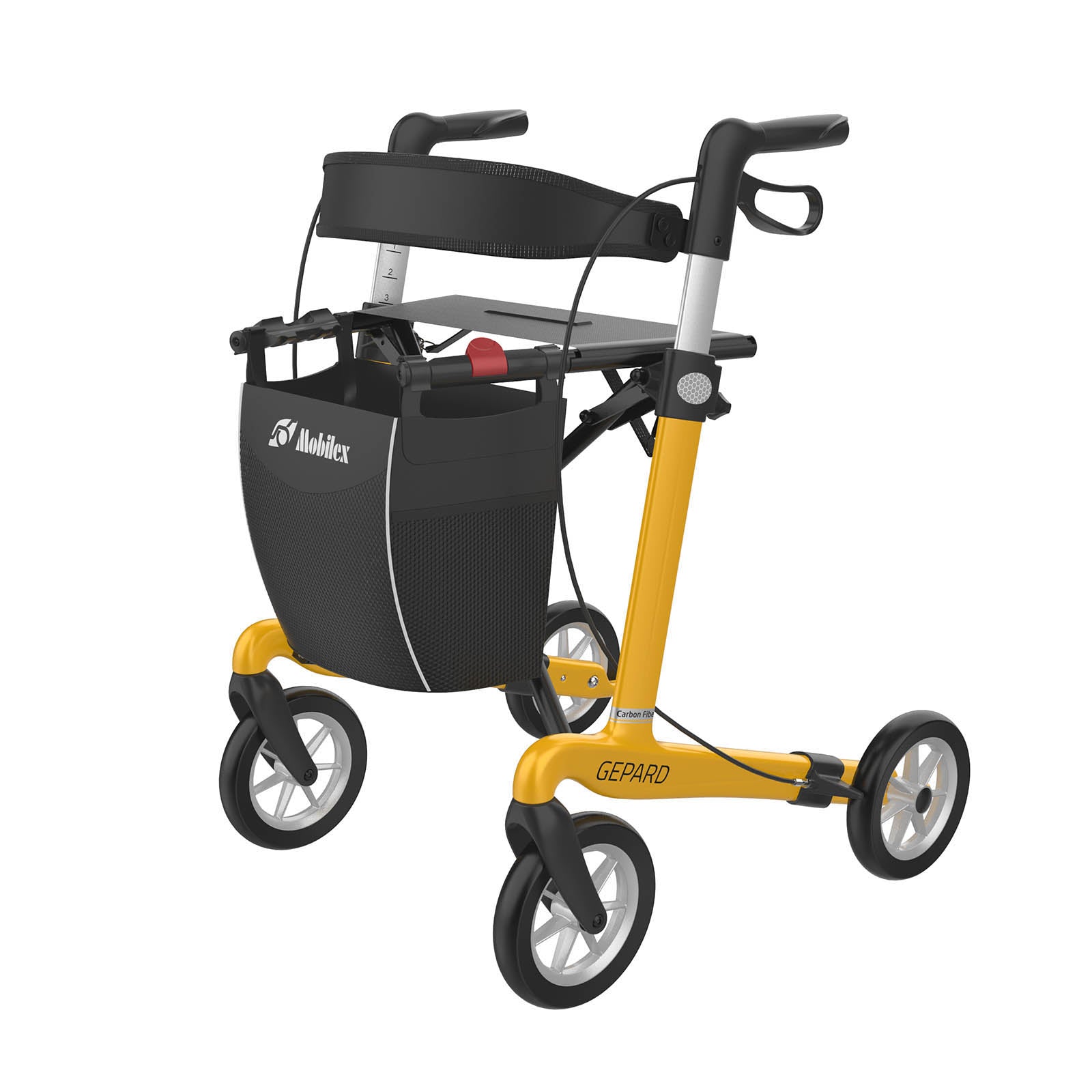 Carbon Rollator GEPARD Soft | Gelb