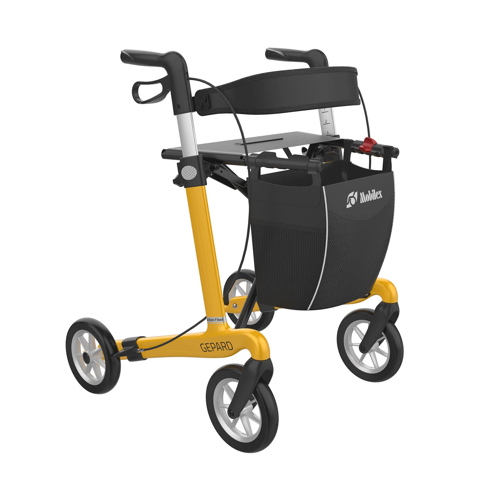 Carbon Rollator GEPARD Soft | Gelb