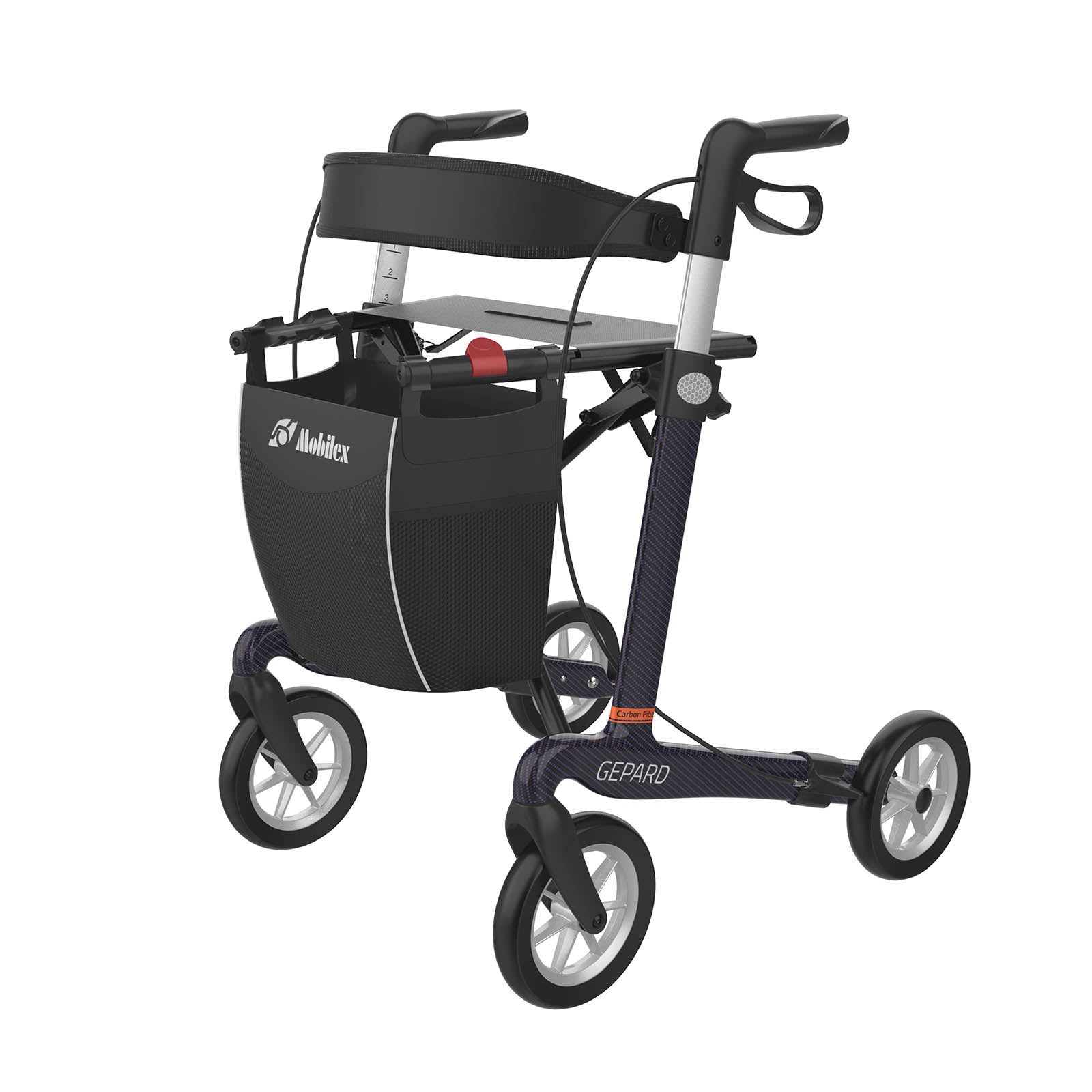 Carbon Rollator GEPARD Soft | Lila