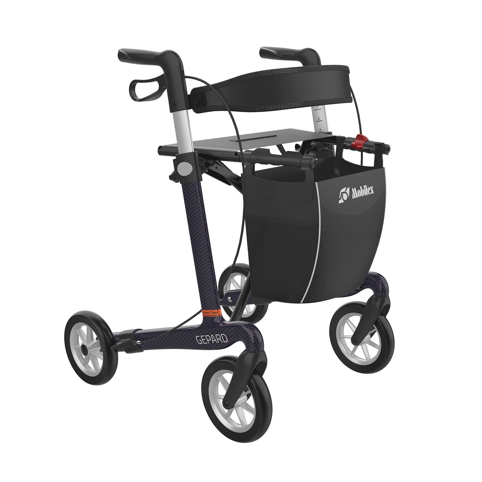 Carbon Rollator GEPARD Soft | Lila