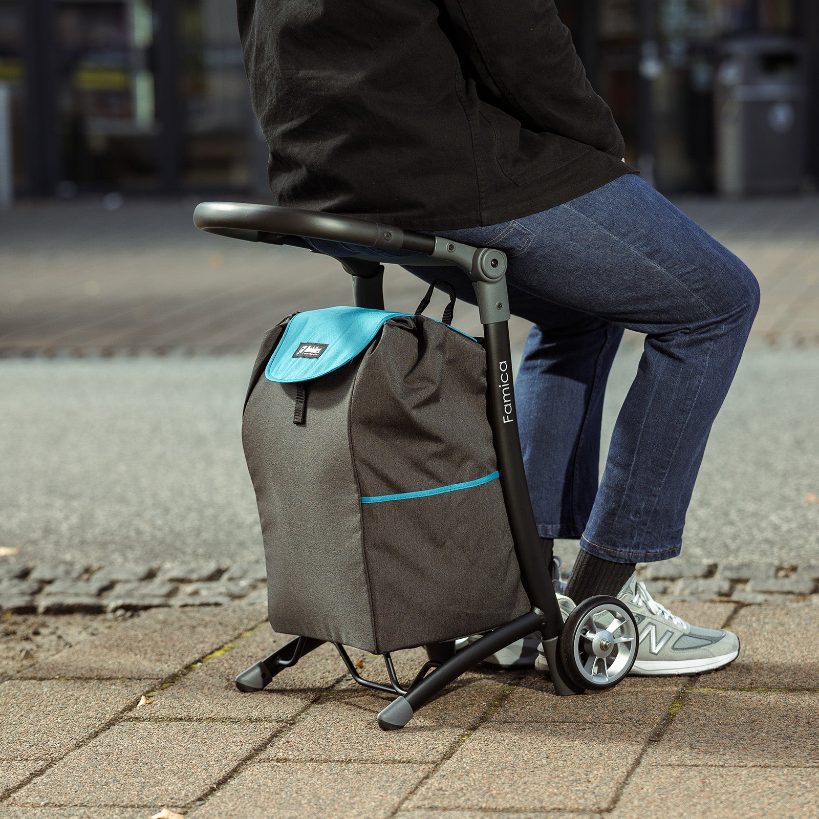 Einkaufstrolley Koala | Blau/Grau