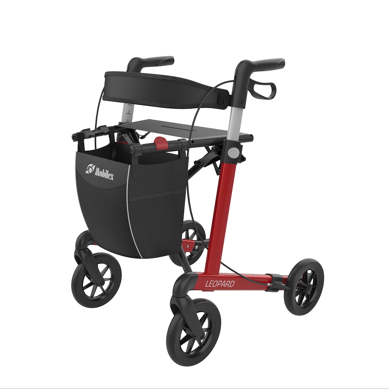 Rollator Leopard Soft | Rot