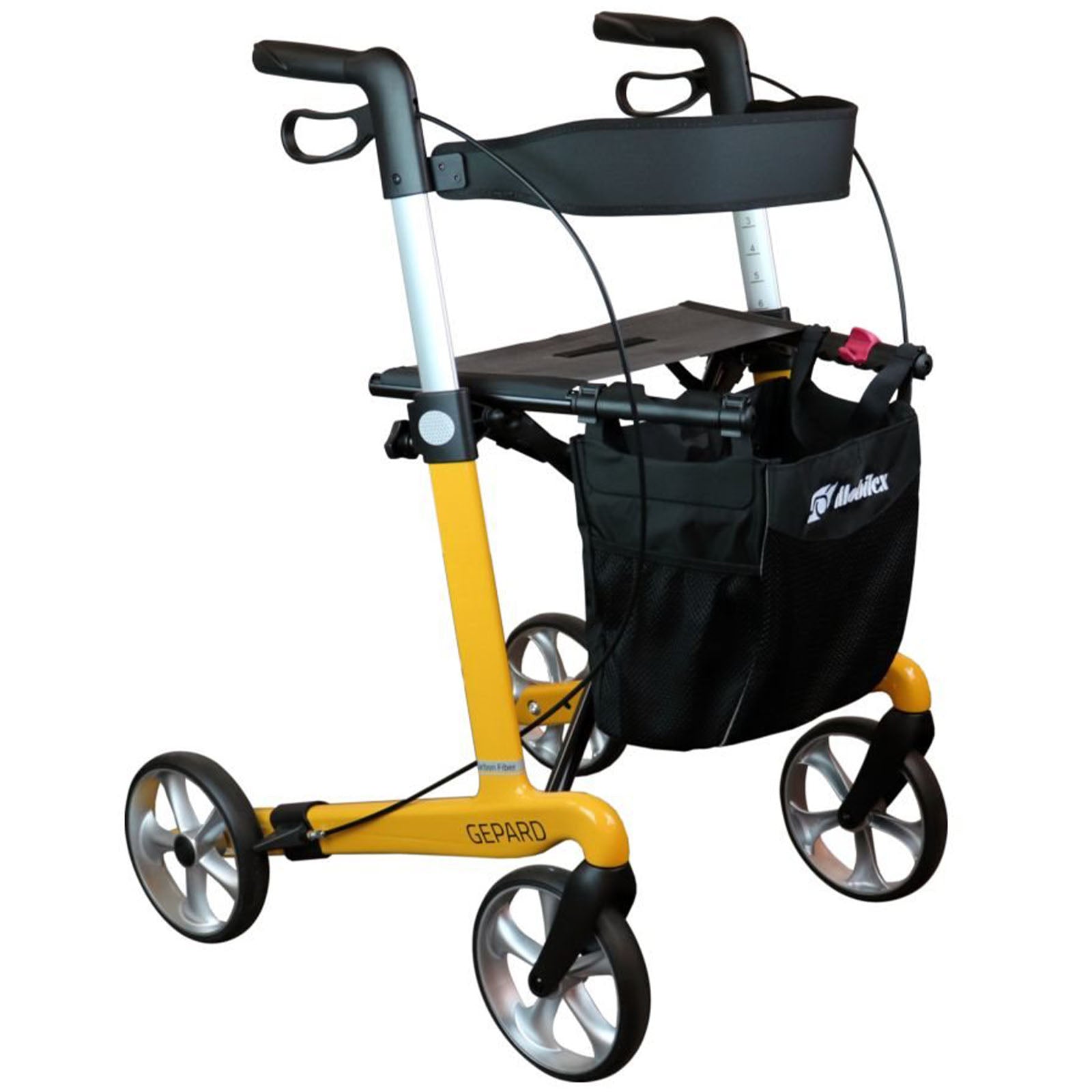 Carbonrollator GEPARD - leicht und modern | Gelb