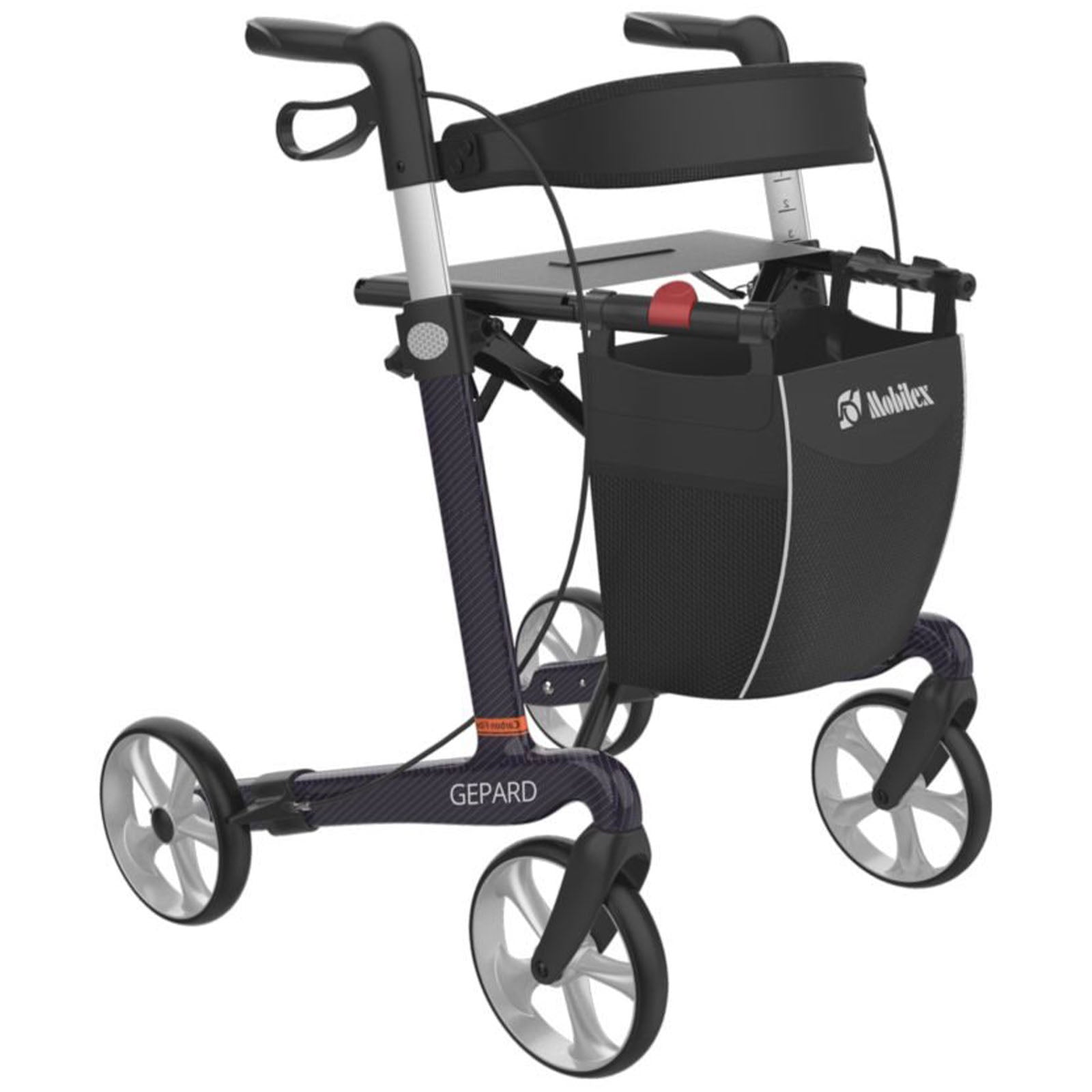 Carbonrollator GEPARD - leicht und modern | Lila