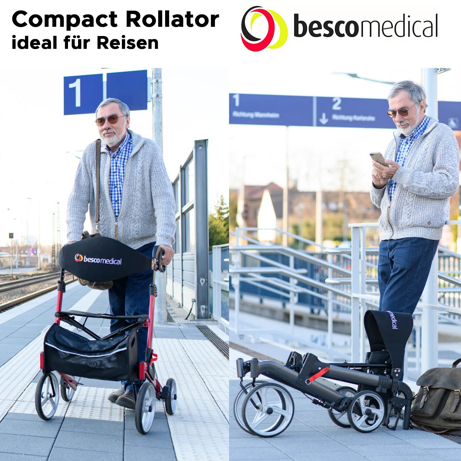 Reiserollator COMPACT | Bordeaux market:de
