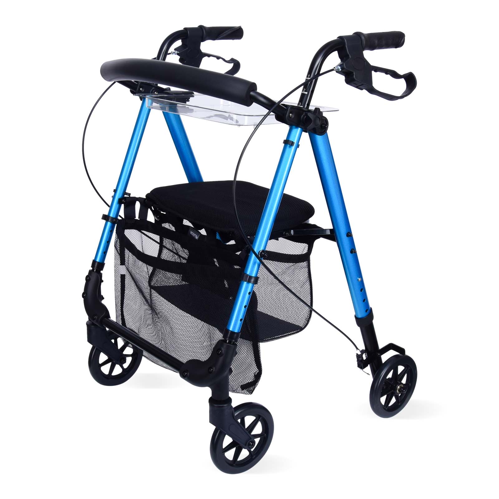 Indoor Rollator IR10+ für die Wohnung | Blau Bleu