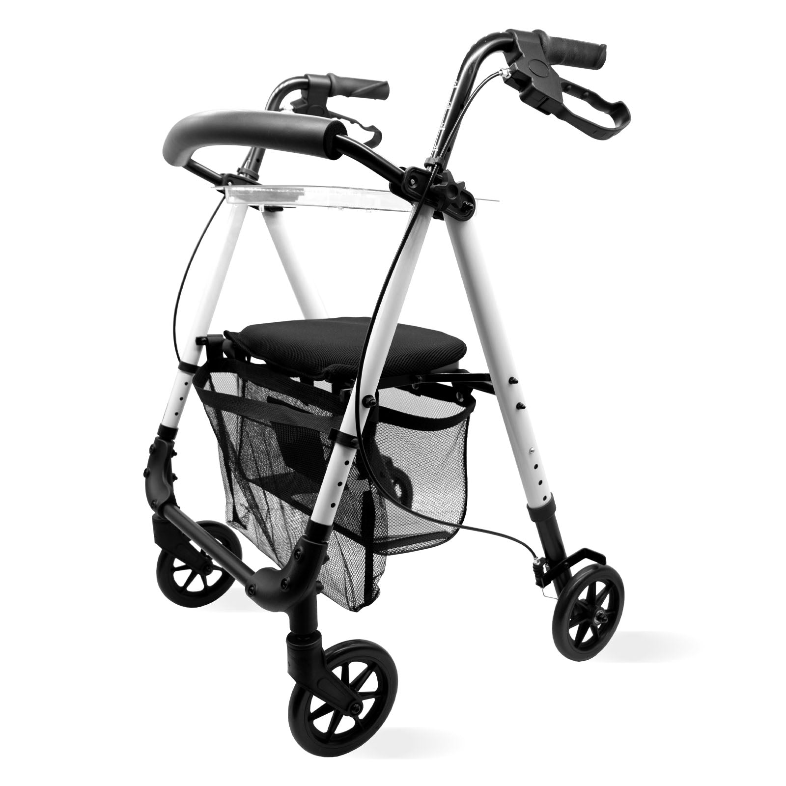 Indoor Rollator IR10+ für die Wohnung | Weiß Blanc