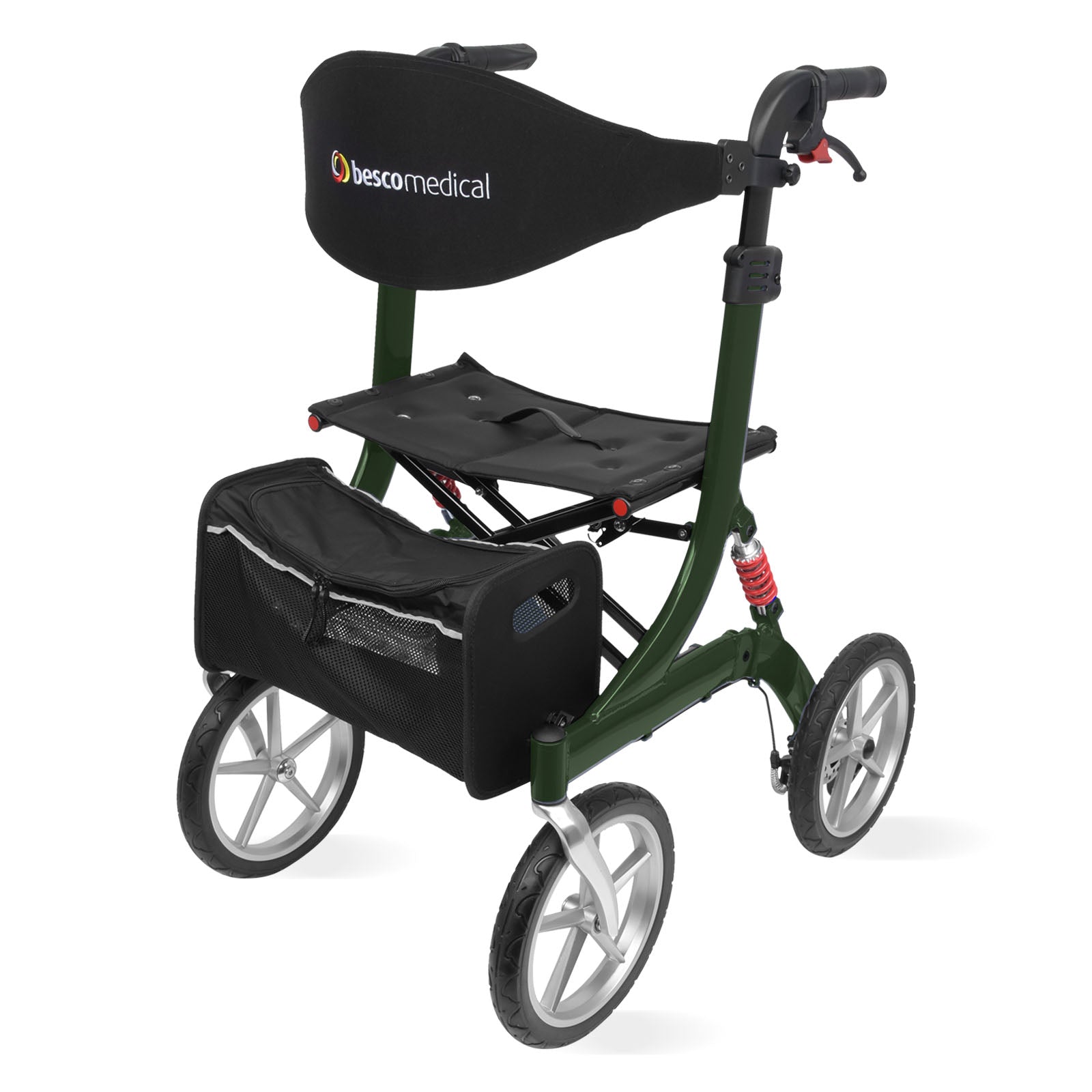 Outdoor Rollator SPRING CC | Jadegrün
