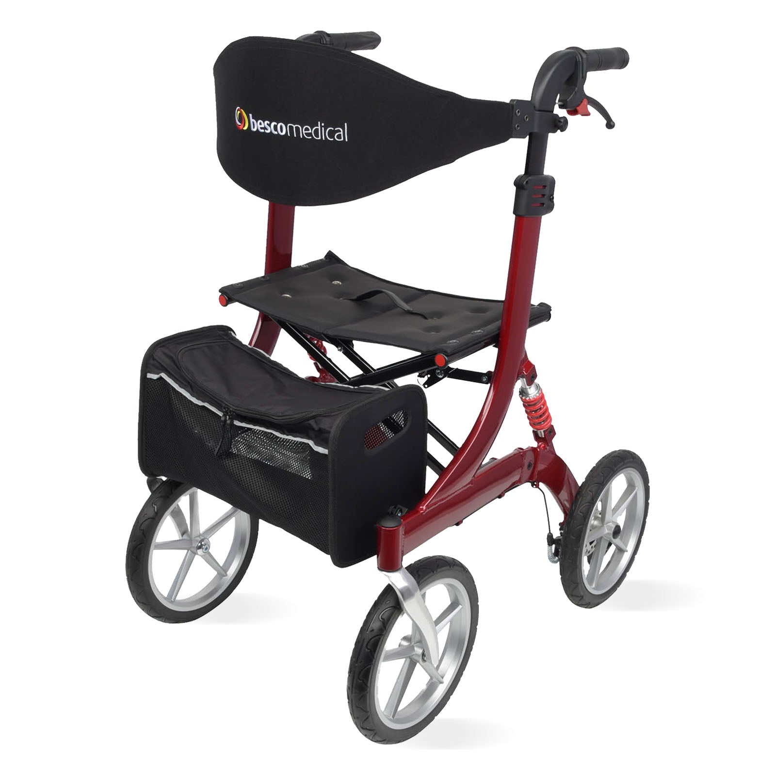 Outdoor Rollator SPRING CC | Bordeaux