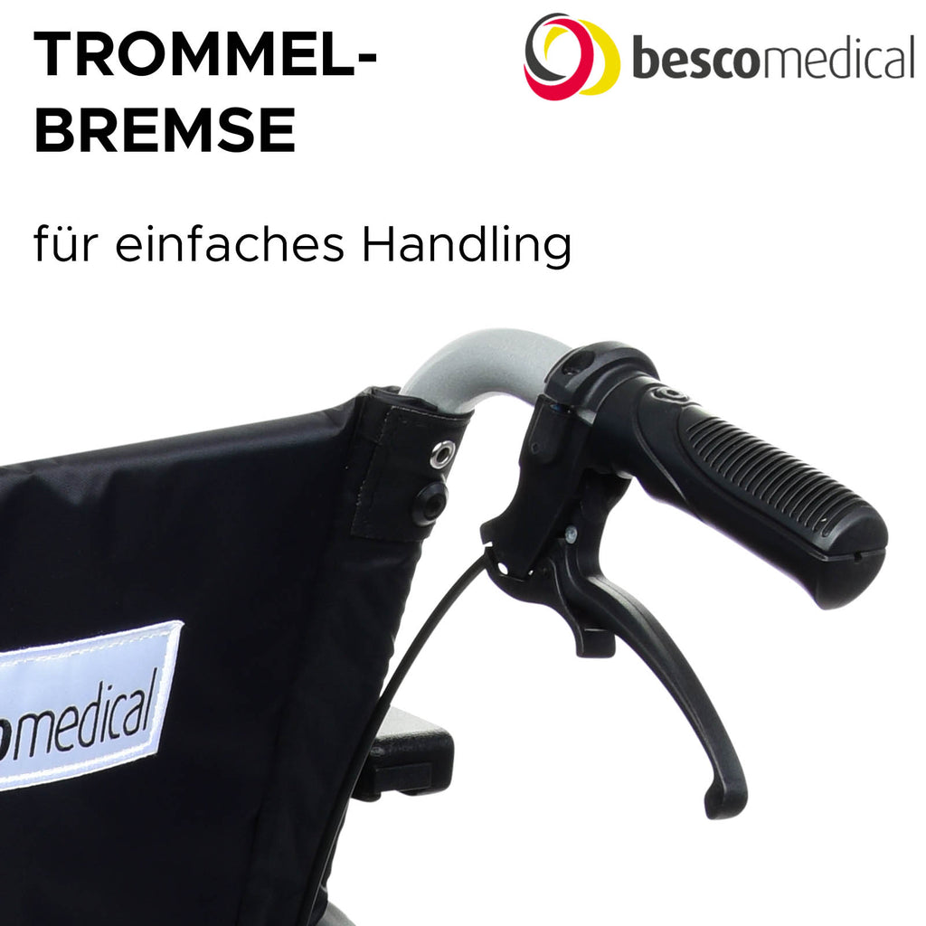 Rollstuhl PRIMUS ML 2.0 - Trommelbremse für Begleitperson | INFO | market:de