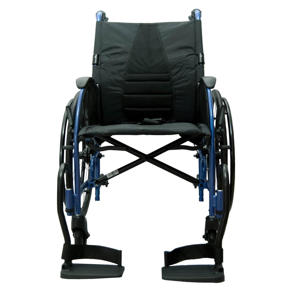 Rollstuhl STRONGBACK - Leichtgewicht Faltrollstuhl - Mit Trommelbremse
