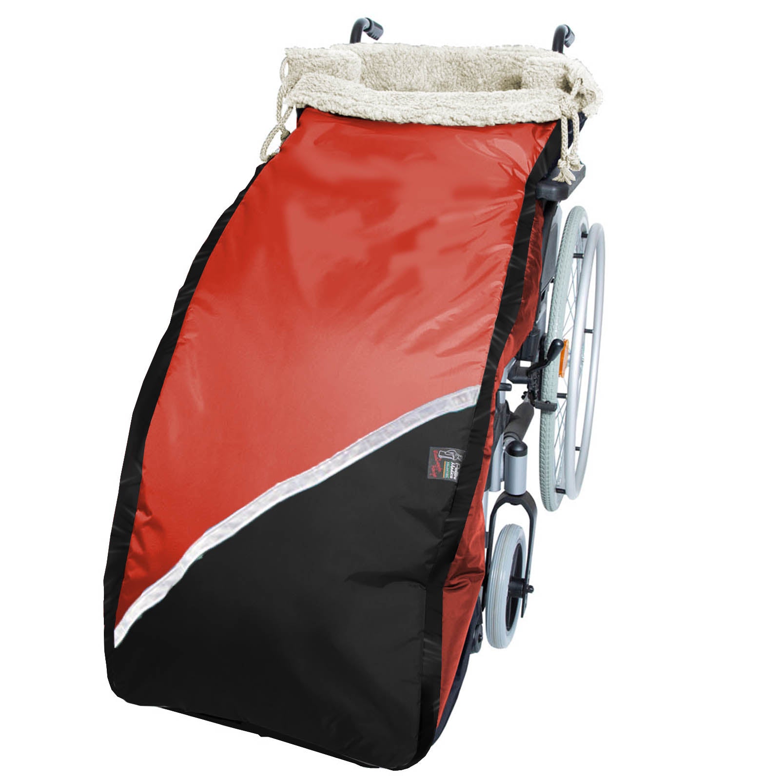 Schlupfsack Happy Colors | Rot/Schwarz