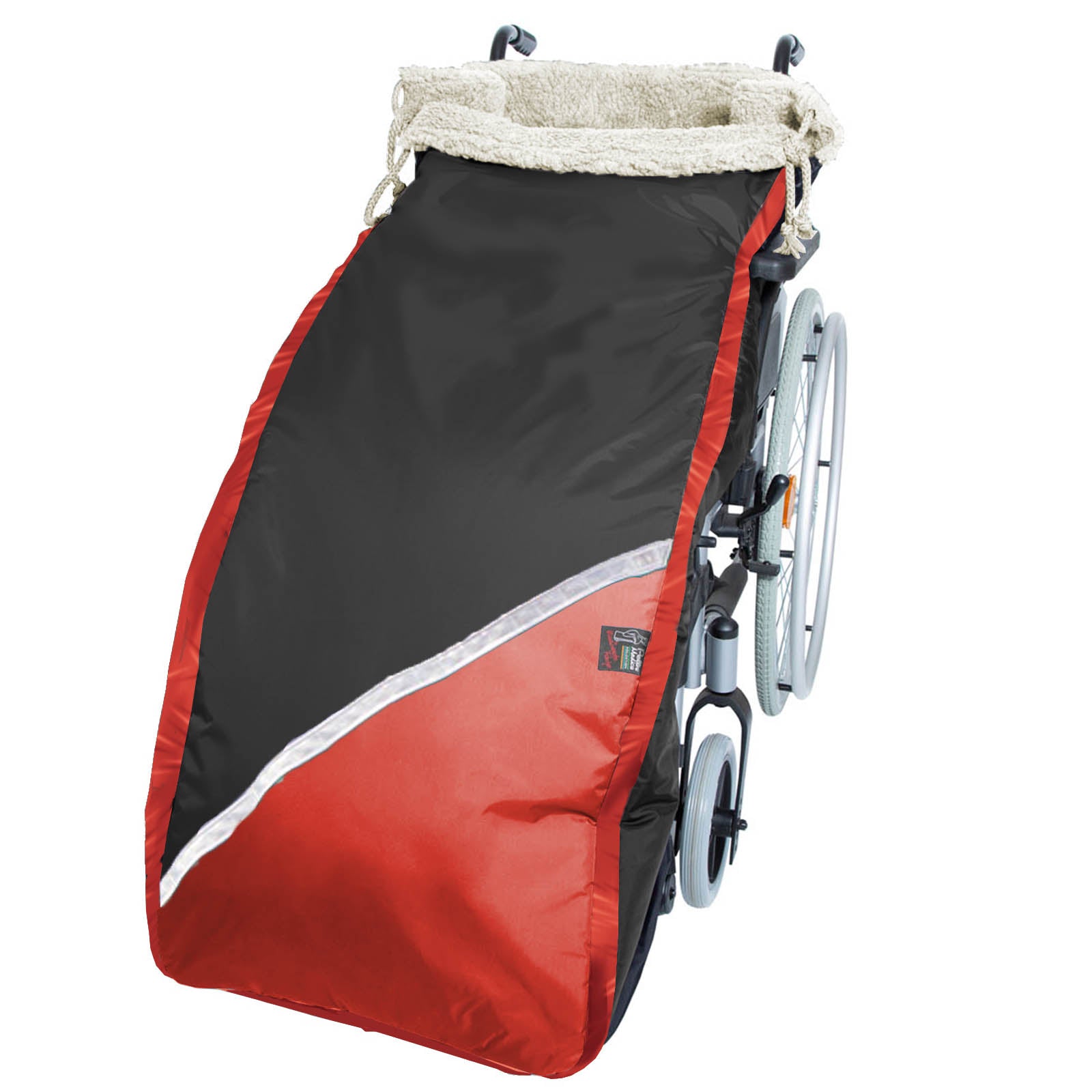 Schlupfsack Happy Colors | Schwarz/Rot