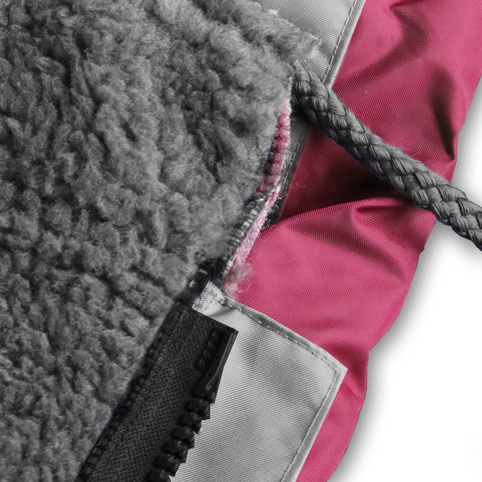Schlupfsack TRENDY | Weinrot/Grau