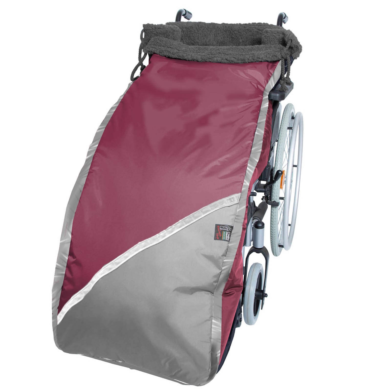 Schlupfsack TRENDY | Weinrot/Grau