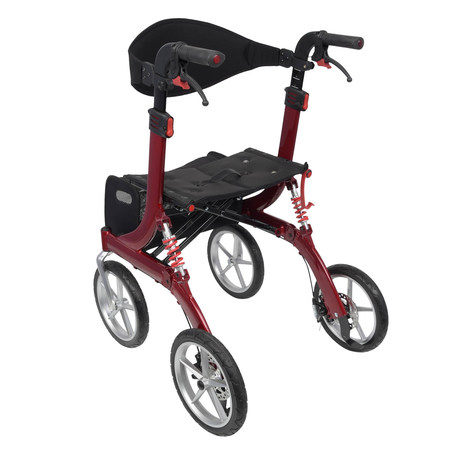 Outdoor Rollator SPRING CC | Bordeaux