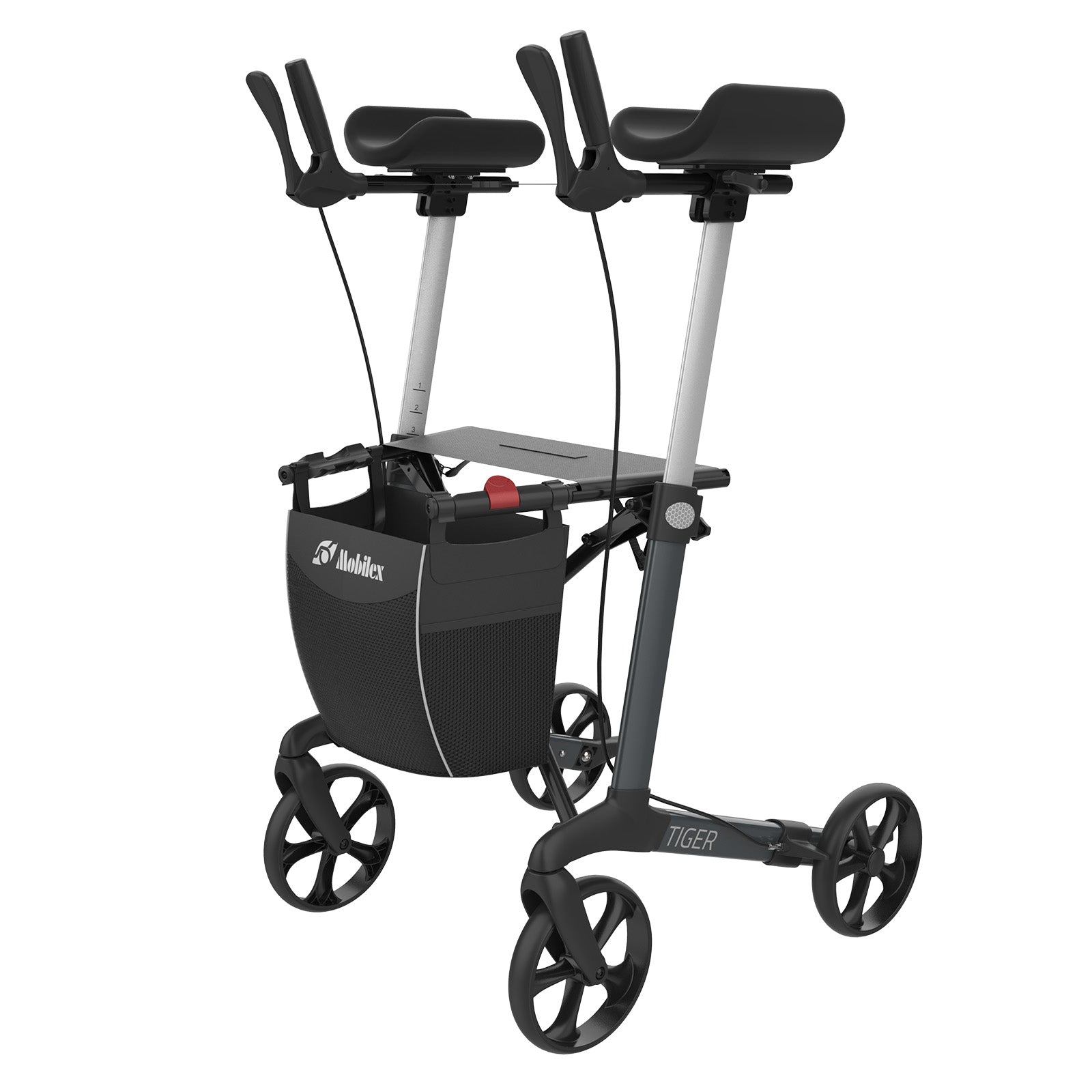Arthritis Rollator Tiger | Anthrazitgrau Gris anthracite