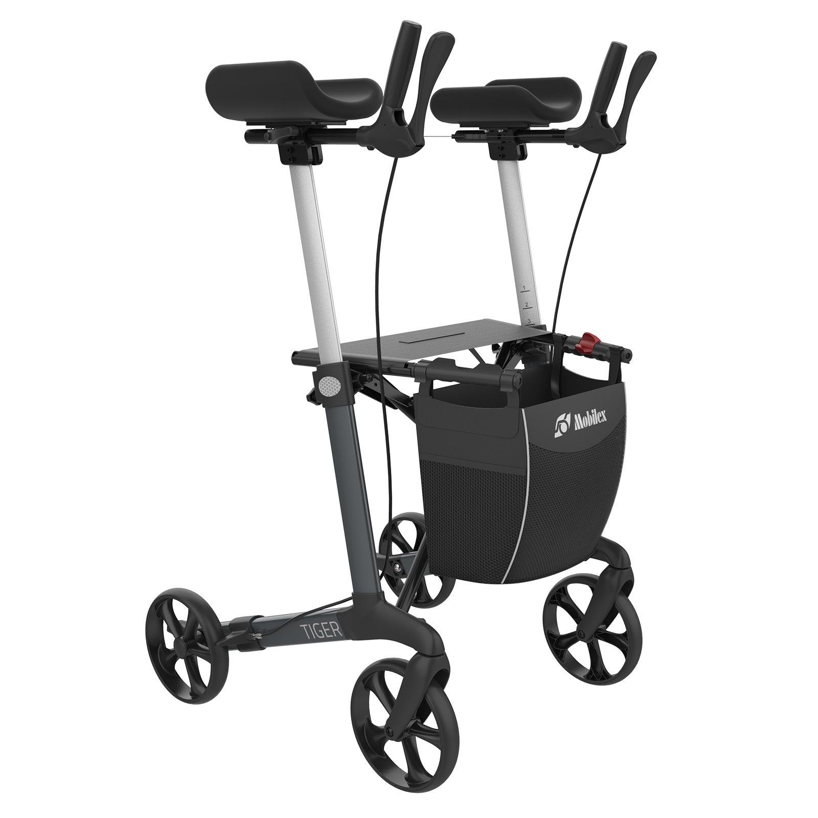 Arthritis Rollator Tiger | Anthrazitgrau Gris anthracite