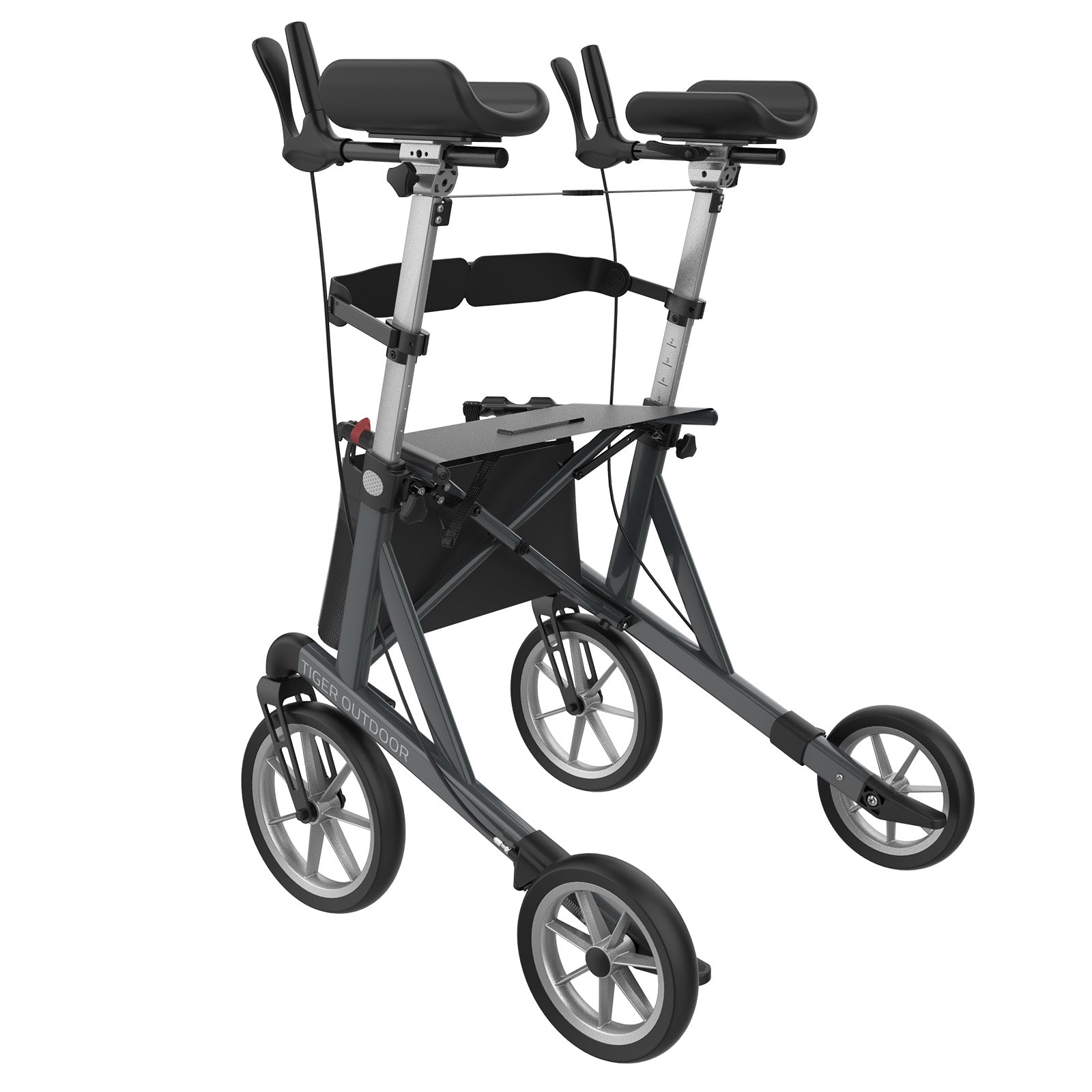Arthritis Rollator Tiger Outdoor | Anthrazitgrau Gris anthracite