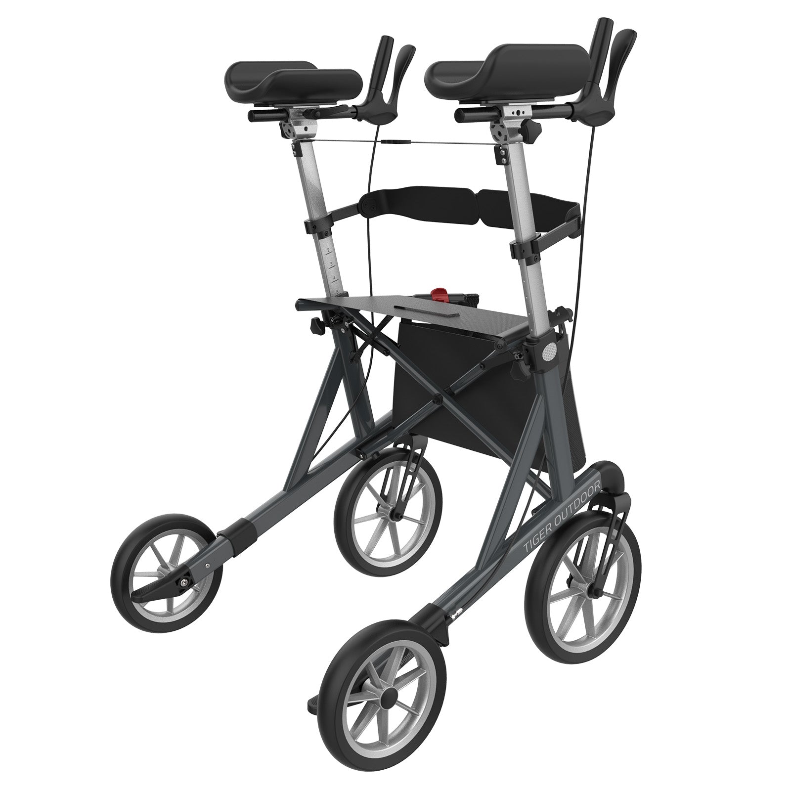 Arthritis Rollator Tiger Outdoor | Anthrazitgrau Gris anthracite