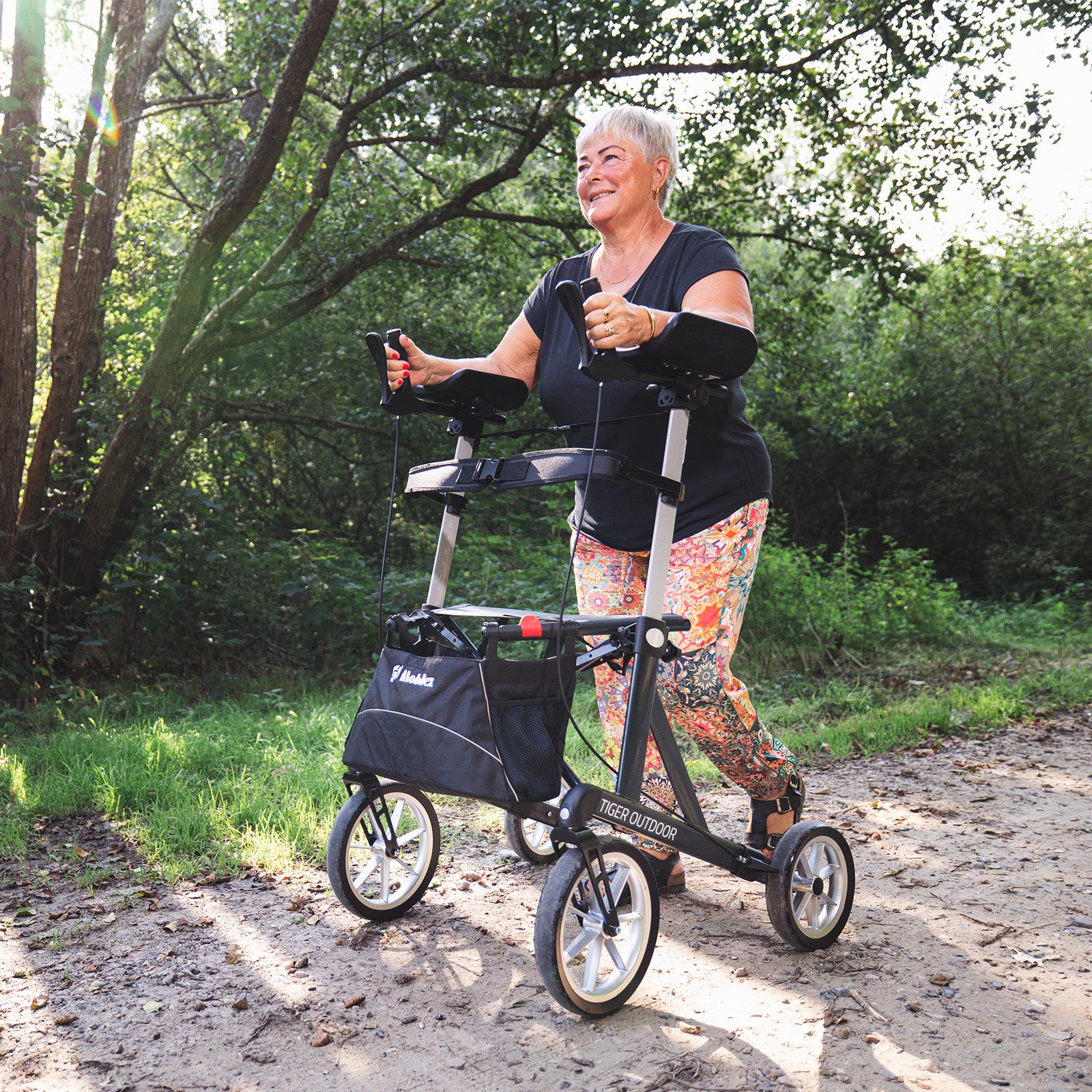 Arthritis Rollator Tiger Outdoor | Anthrazitgrau Gris anthracite