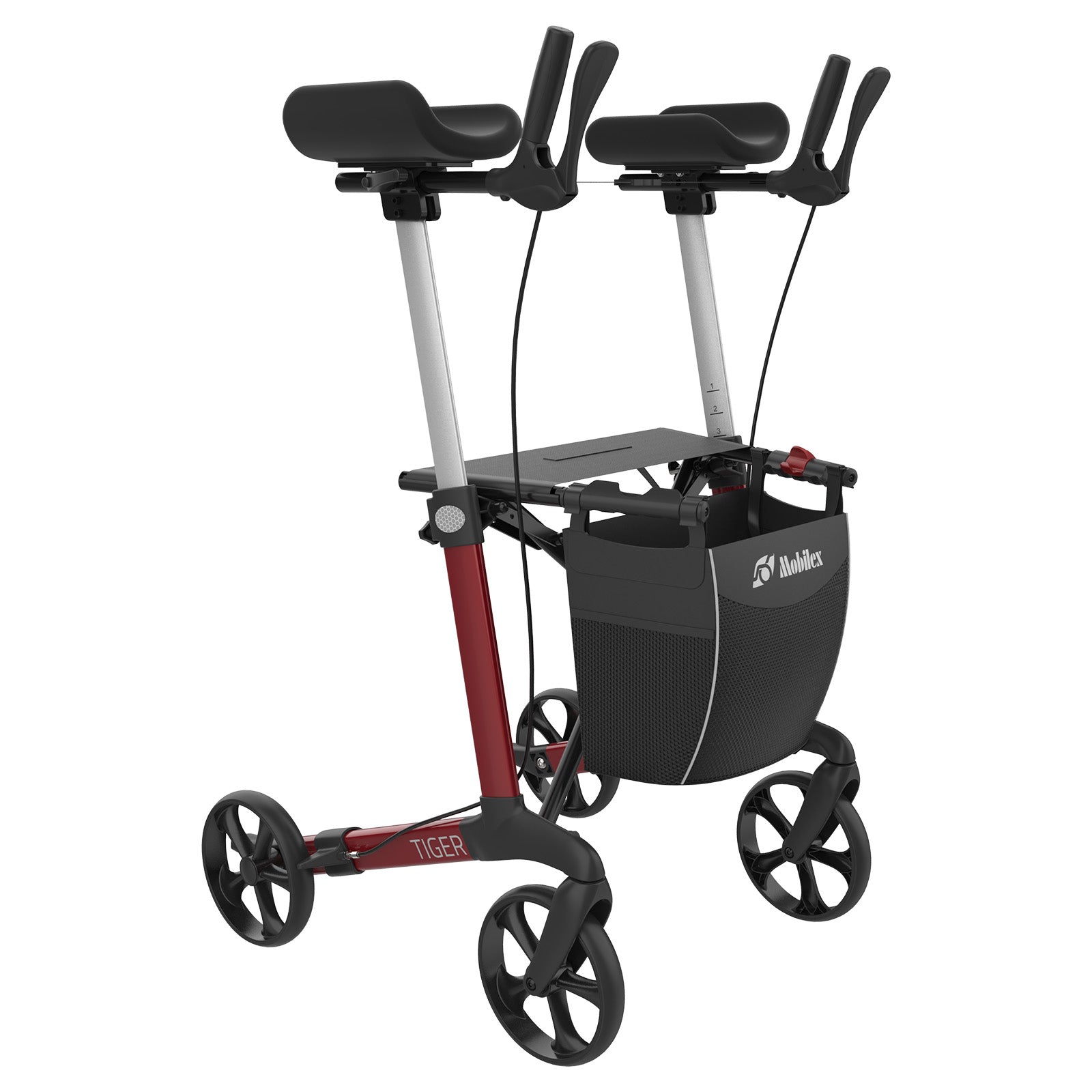 Arthritis Rollator Tiger | Rot rouge