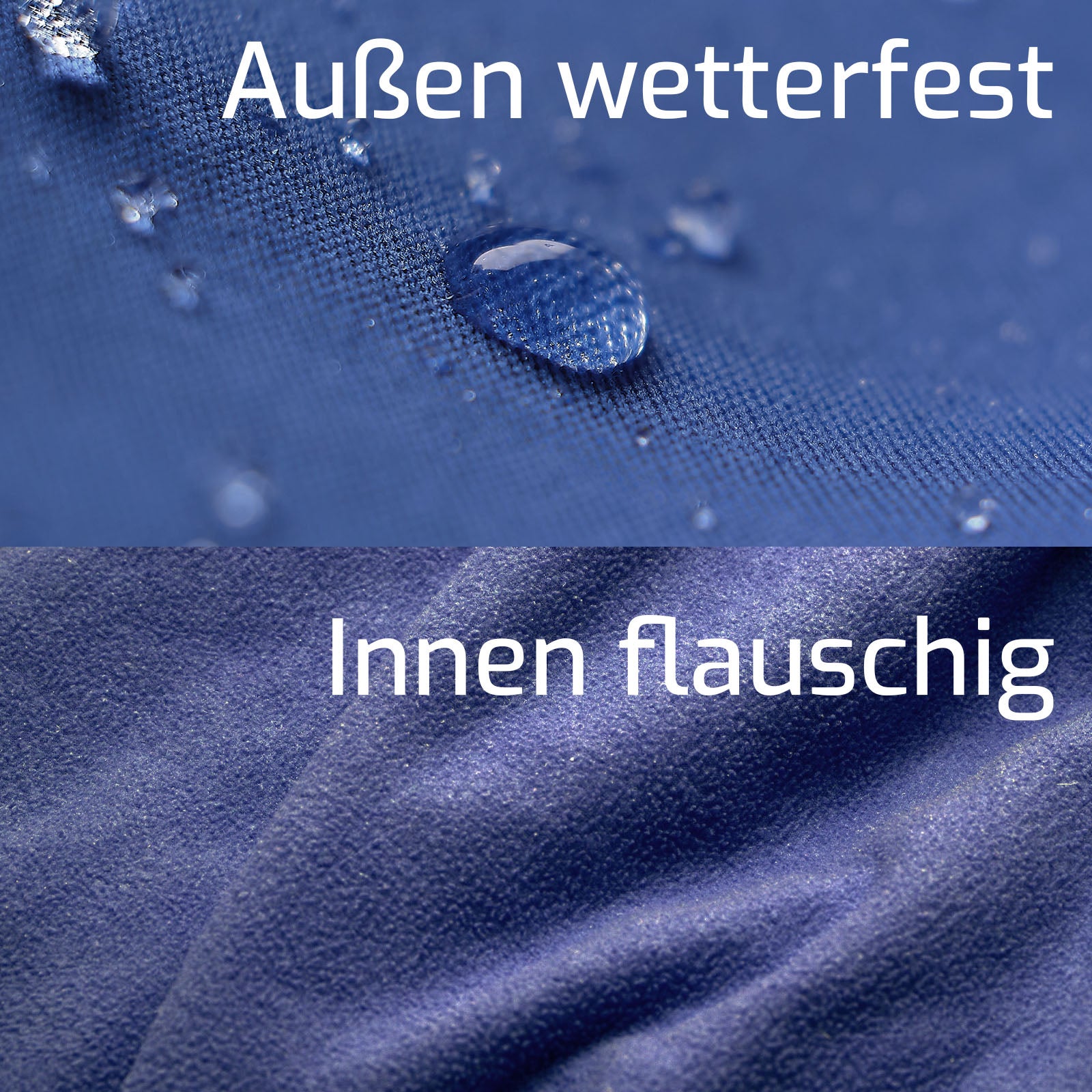 Rollstuhl Wickeldecke - wetterfest und flauschig